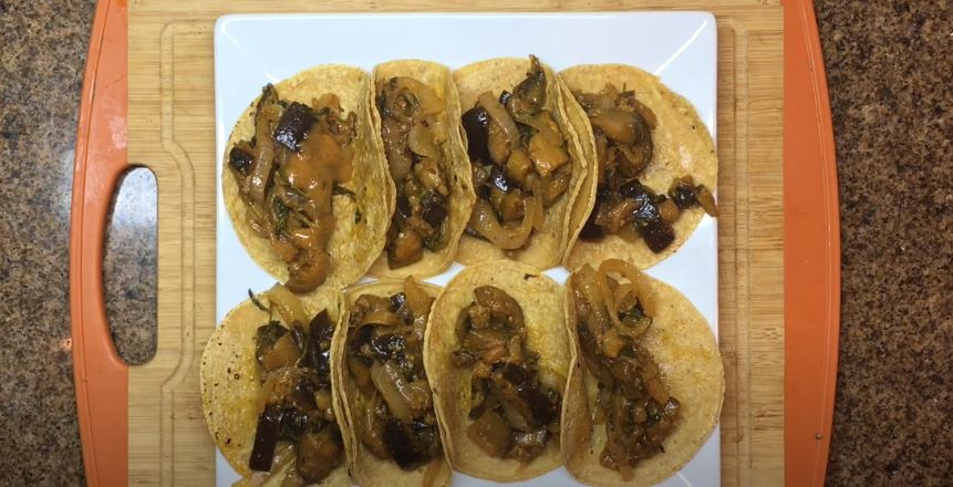 eggplant fajita tacos recipe