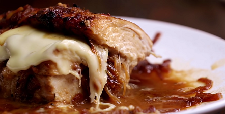 french onion stuffed chicken casserole recipe