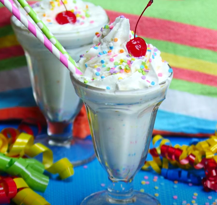 funfetti cake batter milkshake recipe