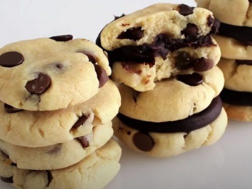 Ganache-Stuffed Chocolate-Chip Cookies Recipe