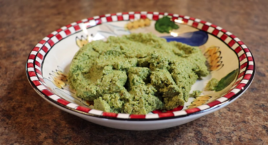 garlic scape basil pesto recipe