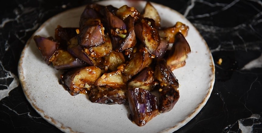 Grilled Asian Eggplant with Ginger Sauce Recipe