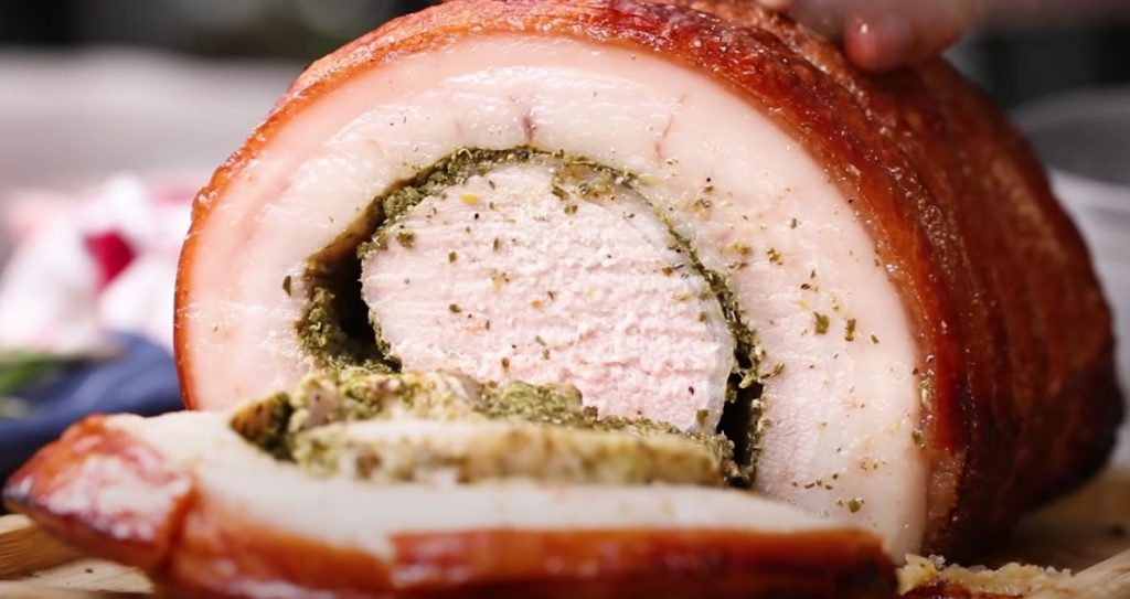 Holiday Garlic Herb Porchetta Recipe