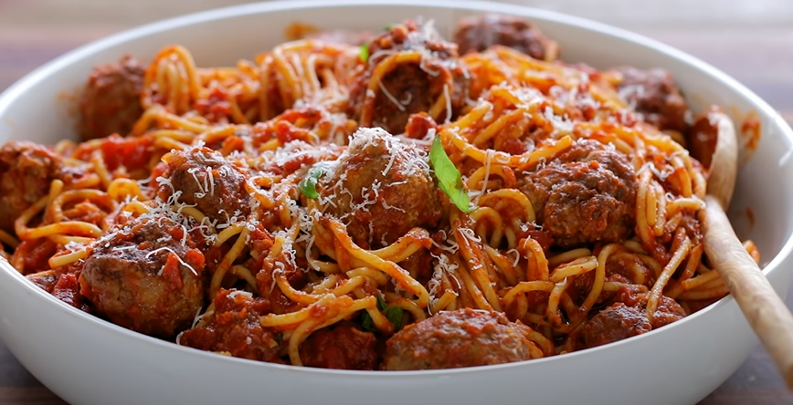 homemade beef and pork meatballs recipe