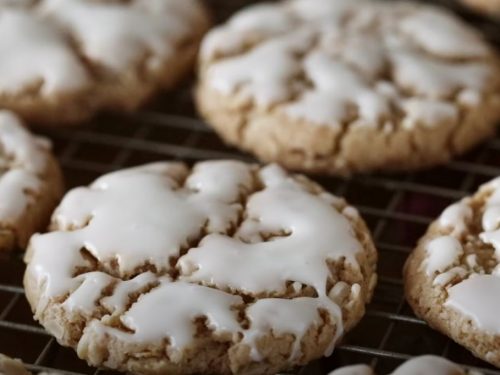 iced oatmeal applesauce cookies recipe