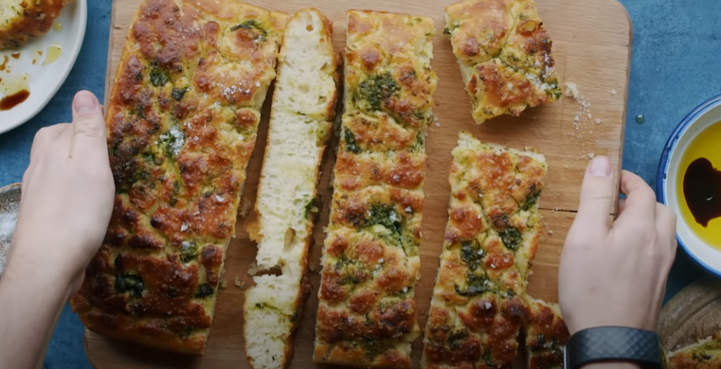 herbed flatbread (focaccia) recipe