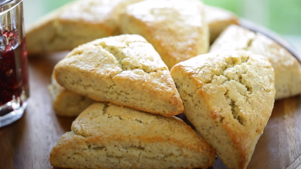 lemon poppy seed and strawberry scones recipe