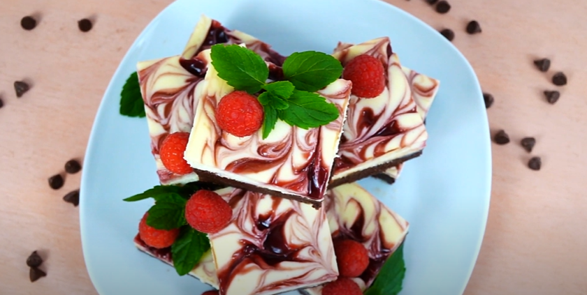 Raspberry Cheesecake Brownies Recipe