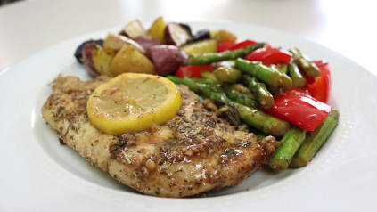 lemon chicken asparagus and potato recipe