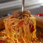 meatball and spaghetti soup recipe