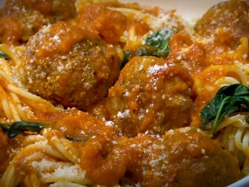 Meatballs in Marinara Sauce Recipe