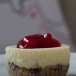 Mini Cherry Cheesecake Cookie Cups Recipe