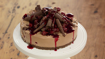 no bake cherry chocolate cheesecake recipe