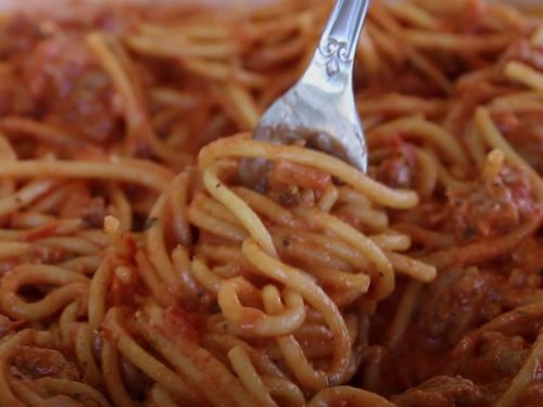 One Pan Spaghetti Recipe