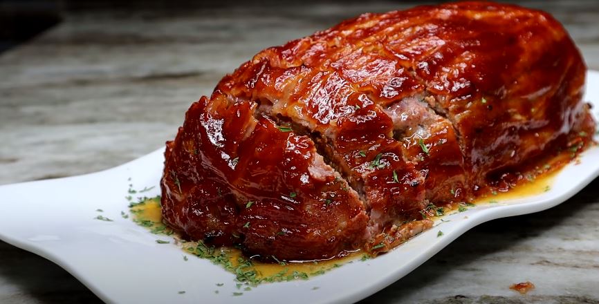 onion and pepper-stuffed meatloaf recipe