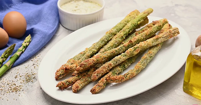 parmesan herb asparagus fries recipe