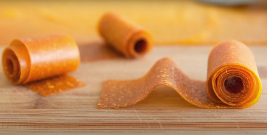 Homemade Peach Fruit Roll-Ups