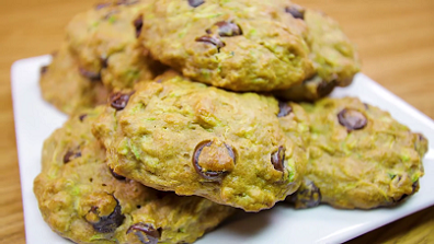 raisin topped frozen zucchini cookies recipe