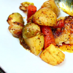 ranch-roasted chicken and vegetables recipe