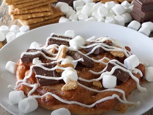 S'mores Funnel Cake Fries Recipe