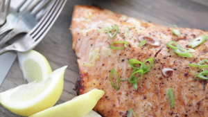salmon with red wine sauce recipe
