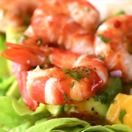 shrimp and couscous foil packets with avocado mango salsa recipe