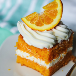 simple orange cream cake recipe