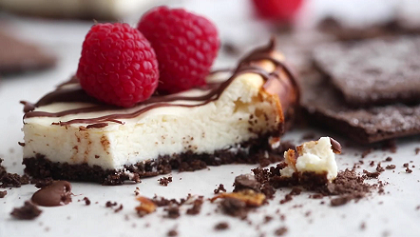 skinny chocolate raspberry cheesecake recipe