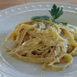 skinny fettuccini garlic alfredo recipe