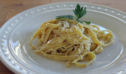 skinny fettuccini garlic alfredo recipe