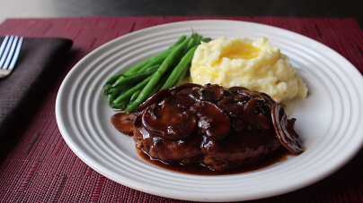 slow cooker salisbury steak recipe