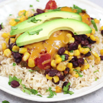 slow cooker salsa chicken with black beans and corn recipe