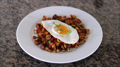 spiced turkey chorizo breakfast bowls recipe