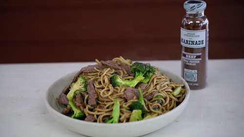 spiralized shanghai beef and broccoli recipe