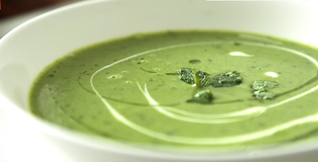 Spring Pea & Basil Soup