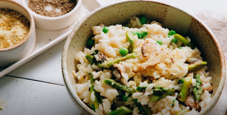 Spring Vegetable Risotto with Grana Padano Recipe