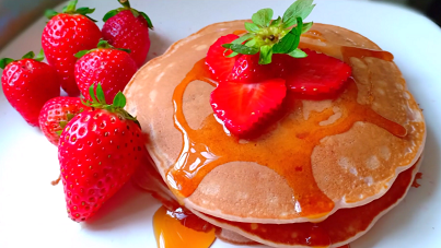 strawberry pancake recipe