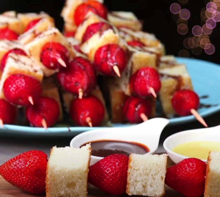 Strawberry Shortcake Kabobs Recipe