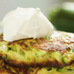 summer squash and chive pancakes recipe