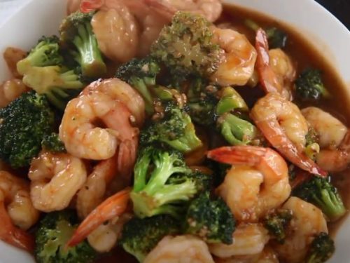 sweet and sour shrimp with broccoli recipe