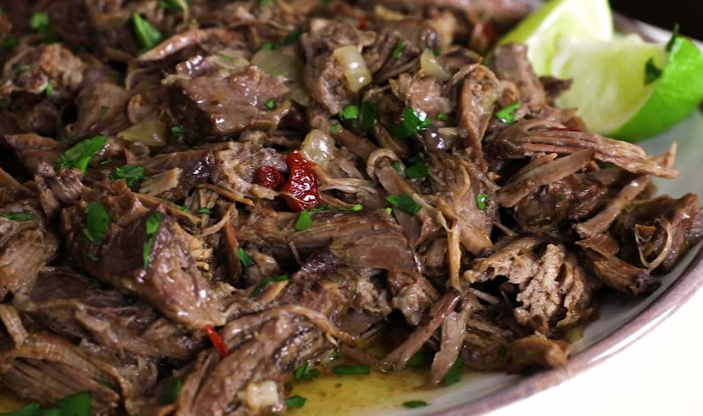 sweet and spicy slow cooked barbacoa pork recipe