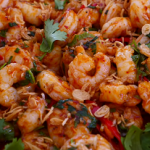 thai style ginger and sweet red chili shrimp recipe
