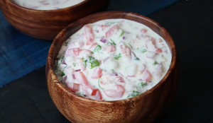 tomato and onion raita recipe