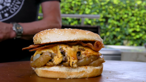 Copycat Carl's Jr. Bacon Western Cheeseburger