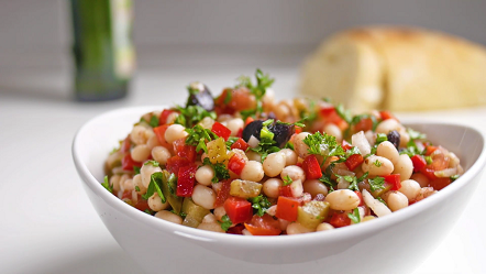 white bean caprese salad recipe