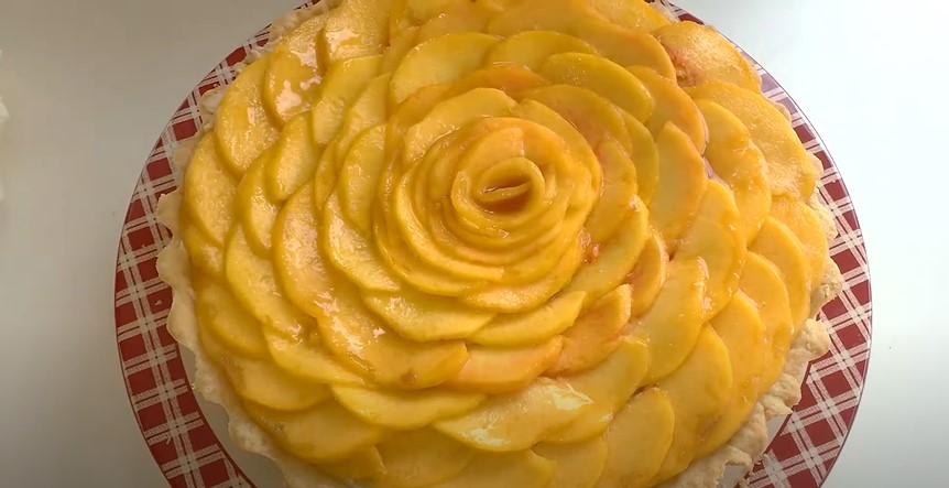 White Peach Tart Recipe