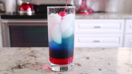 white red and blue layered punch recipe