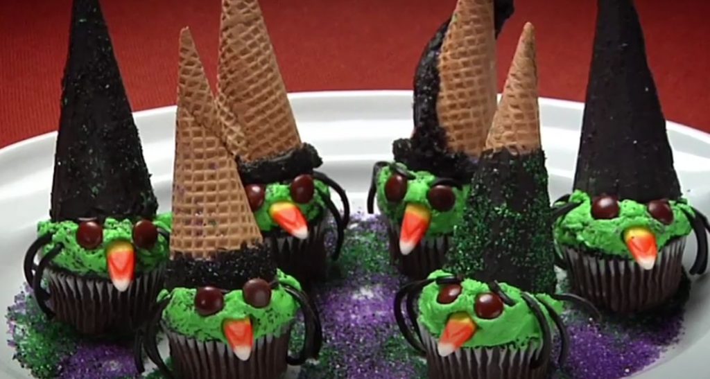wicked witch cupcakes recipe