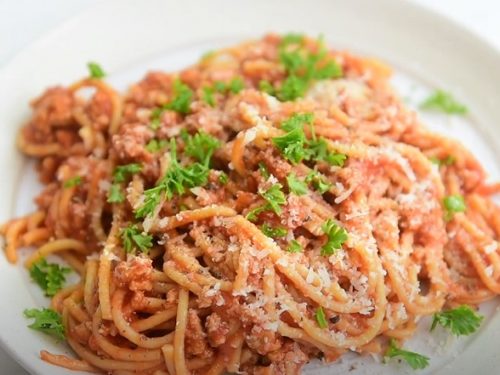 10 Minute Instant Pot Spaghetti Recipe