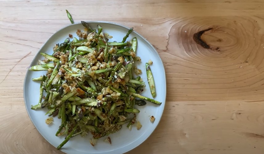 scallion and asparagus salad recipe